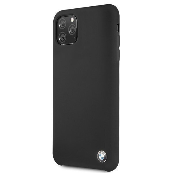 Etui hardcase BMW BMHCN65SILBK iPhone 11 Pro Max black Silicone (Black) cena un informācija | Telefonu vāciņi, maciņi | 220.lv