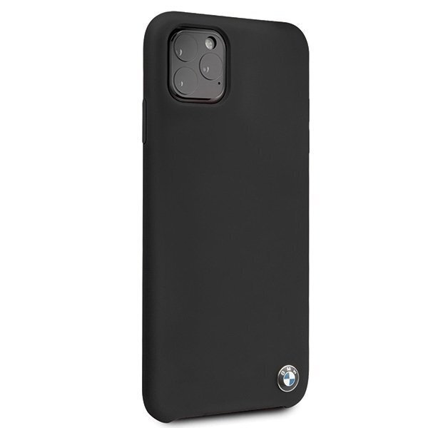 Etui hardcase BMW BMHCN65SILBK iPhone 11 Pro Max black Silicone (Black) цена и информация | Telefonu vāciņi, maciņi | 220.lv