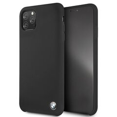 Etui hardcase BMW BMHCN65SILBK iPhone 11 Pro Max black Silicone (Black) cena un informācija | Telefonu vāciņi, maciņi | 220.lv