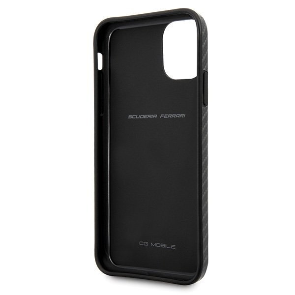 Ferrari Hardcase FESPCHCN58CBBK iPhone 11 Pro black On Track Carbon Effect (Black) цена и информация | Telefonu vāciņi, maciņi | 220.lv