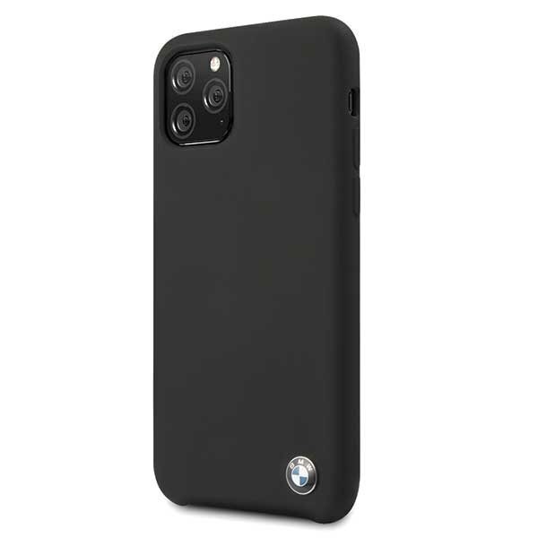 Etui hardcase BMW BMHCN58SILBK iPhone 11 Pro black Silicone cena un informācija | Telefonu vāciņi, maciņi | 220.lv