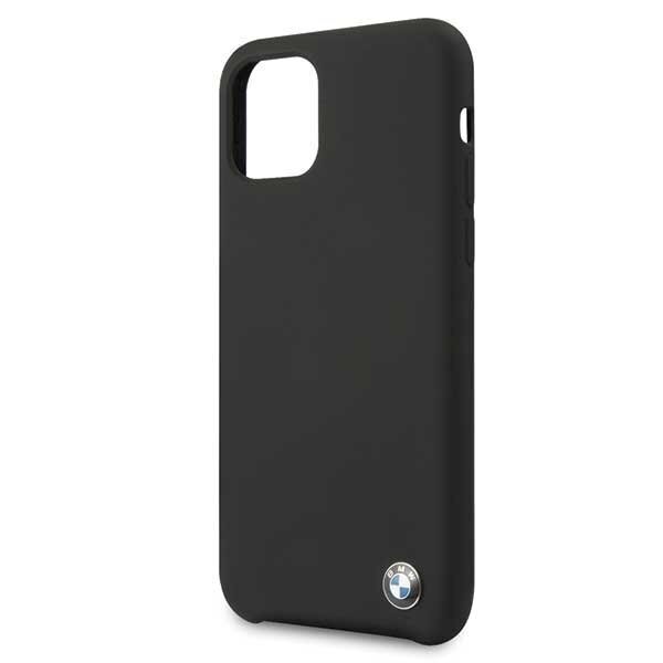 Etui hardcase BMW BMHCN58SILBK iPhone 11 Pro black Silicone cena un informācija | Telefonu vāciņi, maciņi | 220.lv