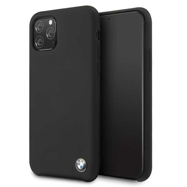 Etui hardcase BMW BMHCN58SILBK iPhone 11 Pro black Silicone cena un informācija | Telefonu vāciņi, maciņi | 220.lv