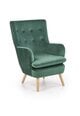 Кресло Halmar Ravel, зеленое