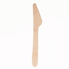 Ножи деревянные, PURE. 16,5 cм (25 шт.) цена и информация | Праздничная одноразовая посуда | 220.lv