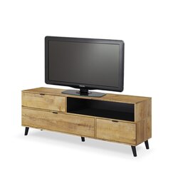 ТВ шкафчик Halmar Nest RTV-1, коричневый/черный цена и информация | Тумбы под телевизор | 220.lv