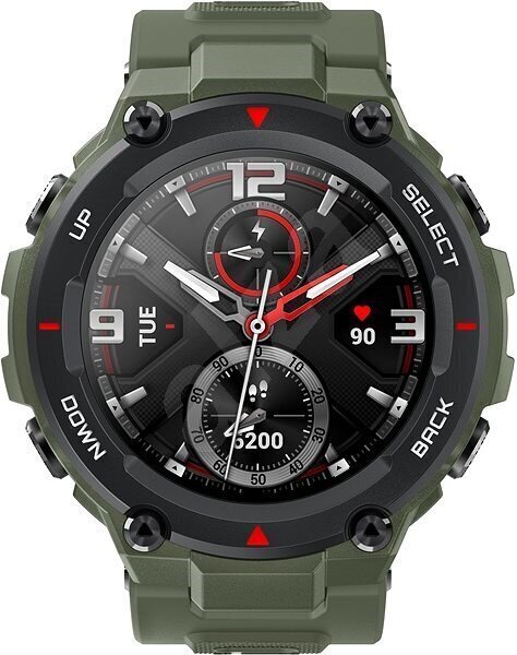 Amazfit T-Rex Army Green cena un informācija | Viedpulksteņi (smartwatch) | 220.lv