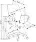 Biroja krēsls Halmar Spin, pelēks/balts cena un informācija | Biroja krēsli | 220.lv