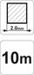 Aukla trimmerim (kvadrāta) Flo d-(2,0x2,0)mm x 10m (89413) цена и информация | Dārza tehnikas rezerves daļas | 220.lv