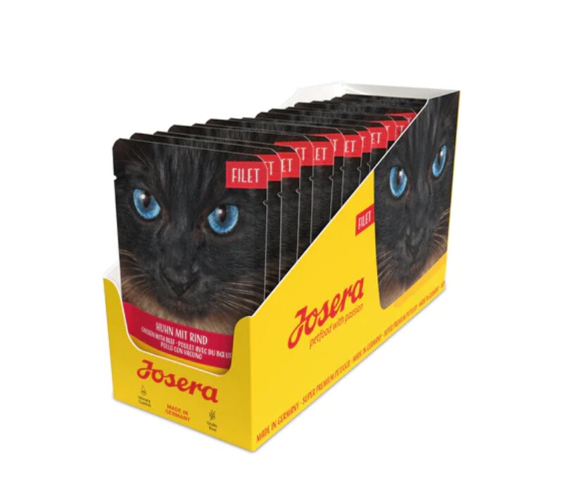 Josera Vista ar liellopa fileju kaķiem 16x70 g cena un informācija | Konservi kaķiem | 220.lv