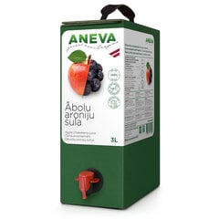 Ābolu aroniju sula dabīga, 3 L, Aneva J cena un informācija | Sulas, nektāri un sulu dzērieni | 220.lv
