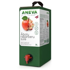 Ābolu rabarberu sula dabīga, 3 L, Aneva J cena un informācija | Sulas, nektāri un sulu dzērieni | 220.lv