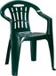 Dārza krēsls Mallorca tumši zaļš; цена и информация | Dārza krēsli | 220.lv