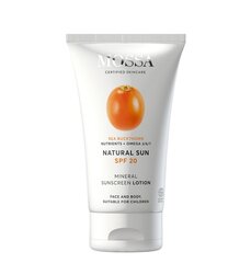 Aizsargājošs minerālu losjons no saules Mossa „Natural Sun“, SPF20, 100 ml cena un informācija | Sauļošanās krēmi | 220.lv