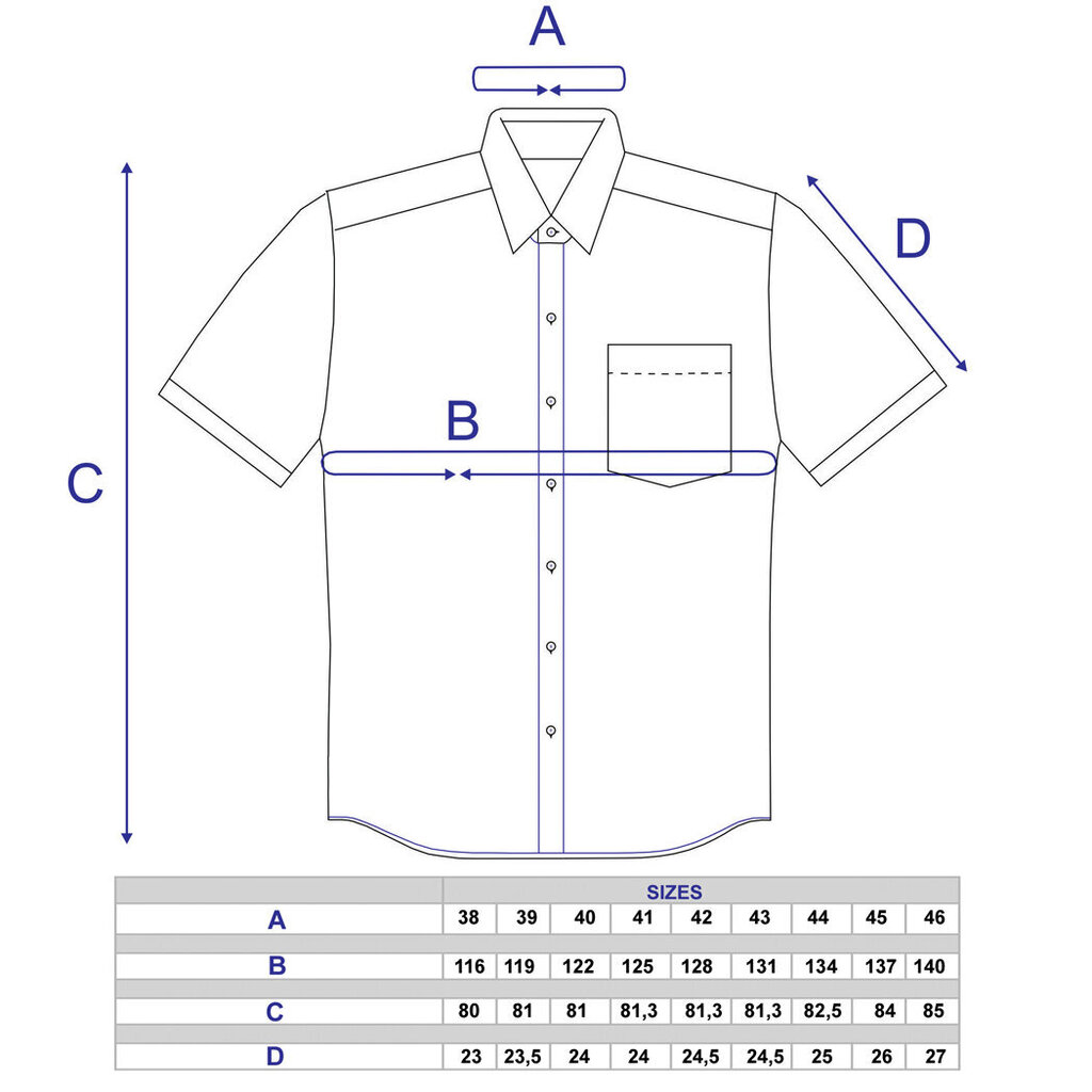 Vīriešu krekls NORDIC - Ar īsām piedurknēm цена и информация | Vīriešu krekli | 220.lv