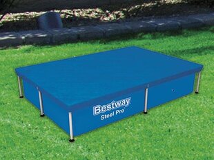 Baseina pārsegs Bestway Steel Pro baseinam 221x150 cm cena un informācija | Baseinu piederumi | 220.lv