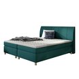 Кровать Selsey Pelton 160x200 см, зеленая