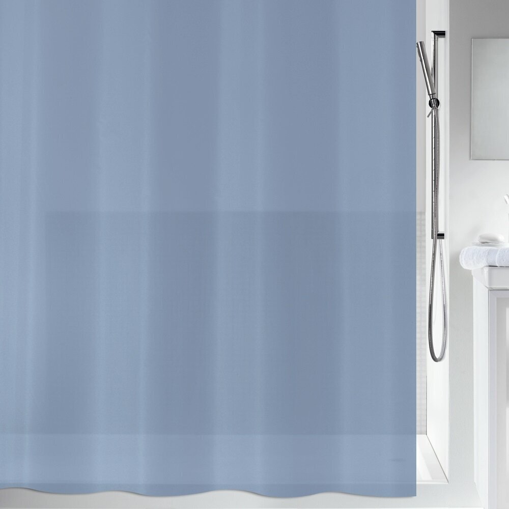 Dušas aizkars Bio 180x200cm zils PEVA cena un informācija | Vannas istabas aksesuāri | 220.lv