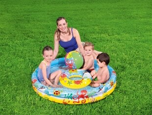 Piepūšamo ūdens rotaļu komplekts Bestway Play, 122x20 cm, ar piederumiem cena un informācija | Baseini | 220.lv