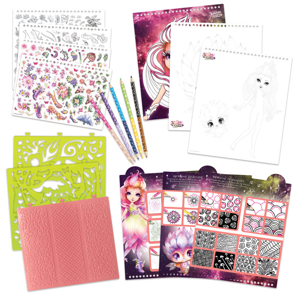 NEBULOUS STARS krāsošanas komplekts Sketchbook - Petulia, 11103 цена и информация | Modelēšanas un zīmēšanas piederumi | 220.lv