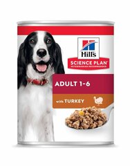 Hill's Sience Plan Adult корм для собак с индейкой, 370 г цена и информация | Консервы для собак | 220.lv
