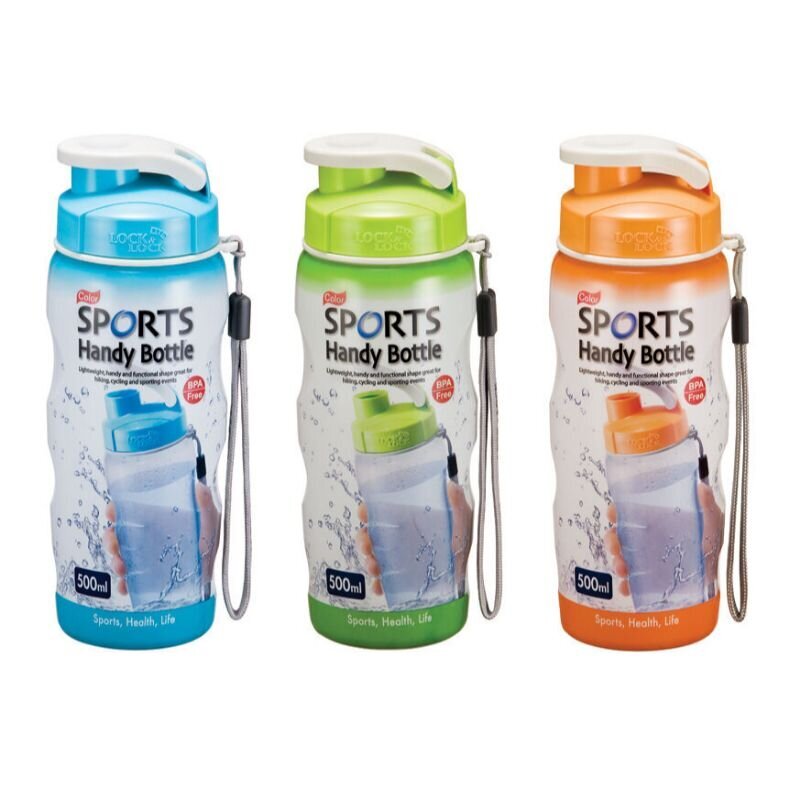 Pudele Color Sports 500ml zila cena un informācija | Ūdens pudeles | 220.lv