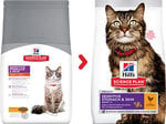 Hill's Science Plan Sensitive Stomach & Skin Adult kaķu barība ar vistu, 1.5 kg
