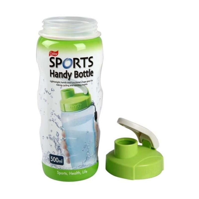 Pudele Color Sports 500ml zaļa cena un informācija | Ūdens pudeles | 220.lv