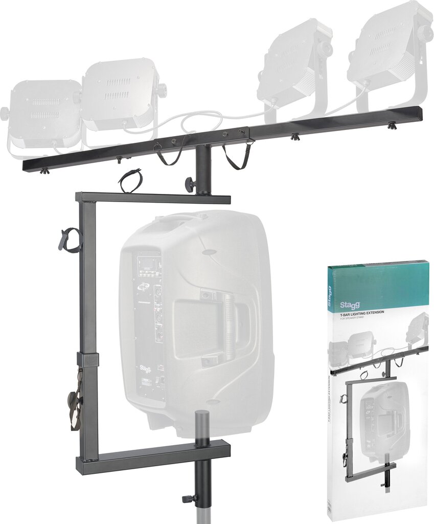 Statīvs skaļrunim un gaismām Stagg SPS2LIS цена и информация | Mūzikas instrumentu piederumi | 220.lv