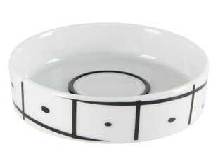 Trauks ziepēm Visby balts-melns porcelāns цена и информация | Аксессуары для ванной комнаты | 220.lv