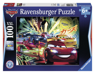 Puzle Ravensburger Zibens Makvīns (Cars Neon), 100 d., 105205 cena un informācija | Puzles, 3D puzles | 220.lv