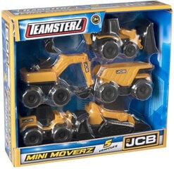 Набор мини-строительных машин HTI Teamsterz JCB, 5 шт. цена и информация | Конструктор автомобилей игрушки для мальчиков | 220.lv