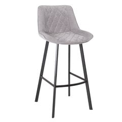 Барный стул Naomi, серый цена и информация | Стулья для кухни и столовой | 220.lv