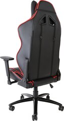 Spēļu krēsls Omega, melns/sarkans cena un informācija | Biroja krēsli | 220.lv