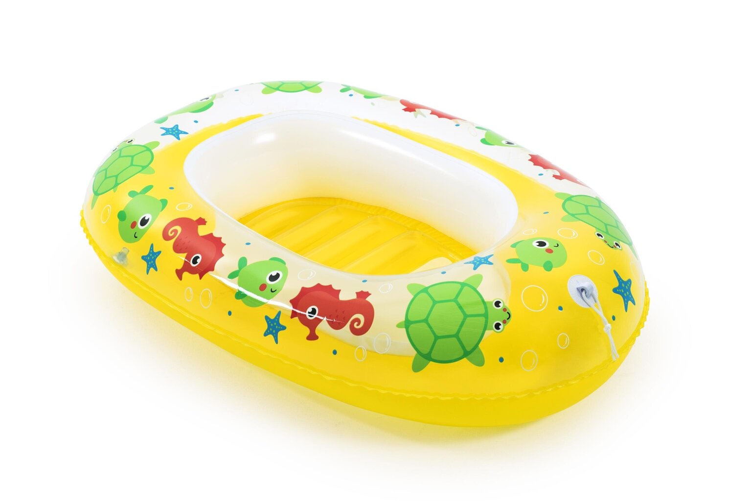 Piepūšamā bērnu laiva Bestway Kiddie Raft, dzeltena/zila цена и информация | Piepūšamās rotaļlietas un pludmales preces | 220.lv