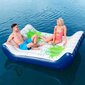 Piepūšamā gulta Bestway Hydro-Force Chill Splash, zila/balta cena un informācija | Piepūšamās rotaļlietas un pludmales preces | 220.lv