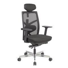 Biroja krēsls Tune, melns cena un informācija | Biroja krēsli | 220.lv