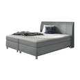 Кровать Selsey Pelton 160x200 см, серый