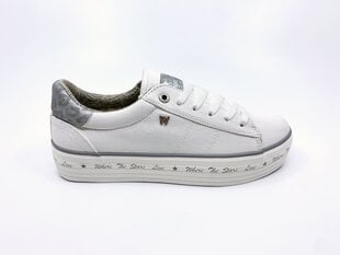 Обувь для женщин Wrangler JAVA Vulcanized Sneakers Cvs, белая цена и информация | Спортивная обувь, кроссовки для женщин | 220.lv
