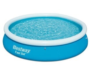 Бассейн Bestway Fast Set, 366x76 см, без фильтра цена и информация | Бассейны | 220.lv