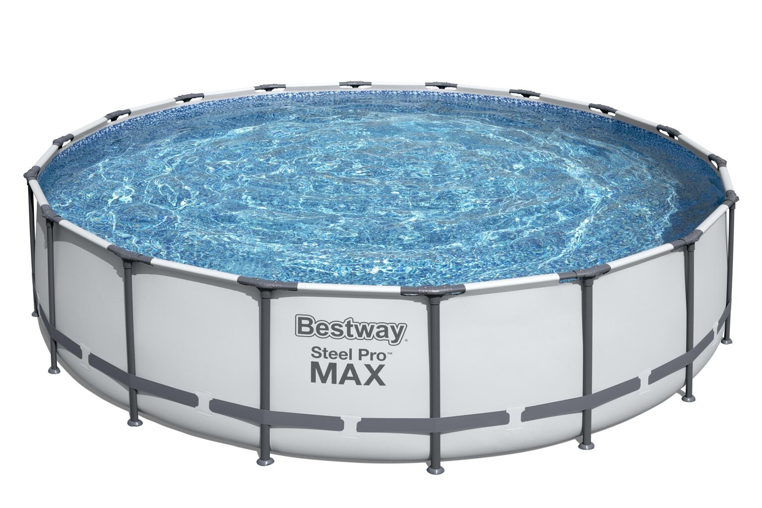Karkasa baseins Bestway Steel Pro Max ar kāpnēm, 549x549 cm, zils цена и информация | Baseini | 220.lv