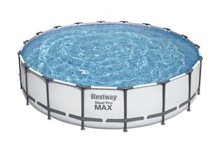 Каркасный бассейн Bestway Steel Pro Max 549x122 см, с фильтром цена и информация | Бассейны | 220.lv