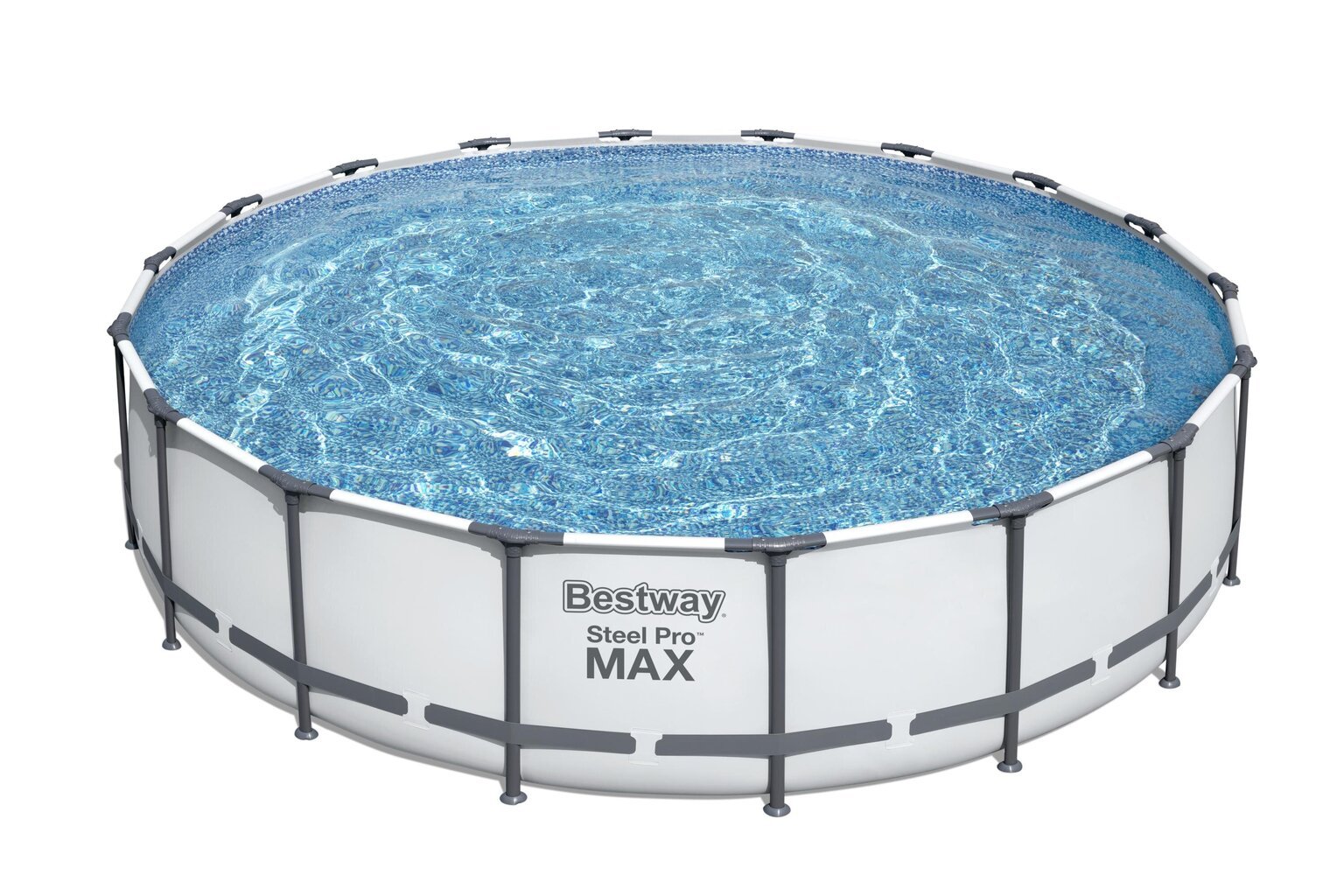 Karkasa baseins Bestway Steel Pro Max ar kāpnēm, 549x549 cm, zils cena un informācija | Baseini | 220.lv