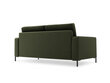 Divvietīgs dīvāns Interieurs86 Seine, tumši zaļš cena un informācija | Dīvāni | 220.lv