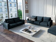 Trīsvietīgs dīvāns Interieurs86 Seine, tumši zils цена и информация | Dīvāni | 220.lv