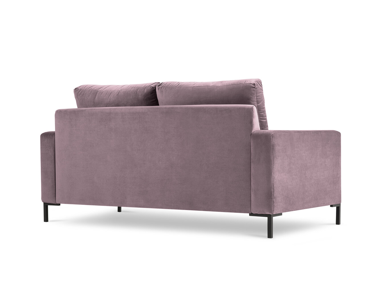 Divvietīgs samta dīvāns Interieurs86 Seine, rozā cena un informācija | Dīvāni | 220.lv