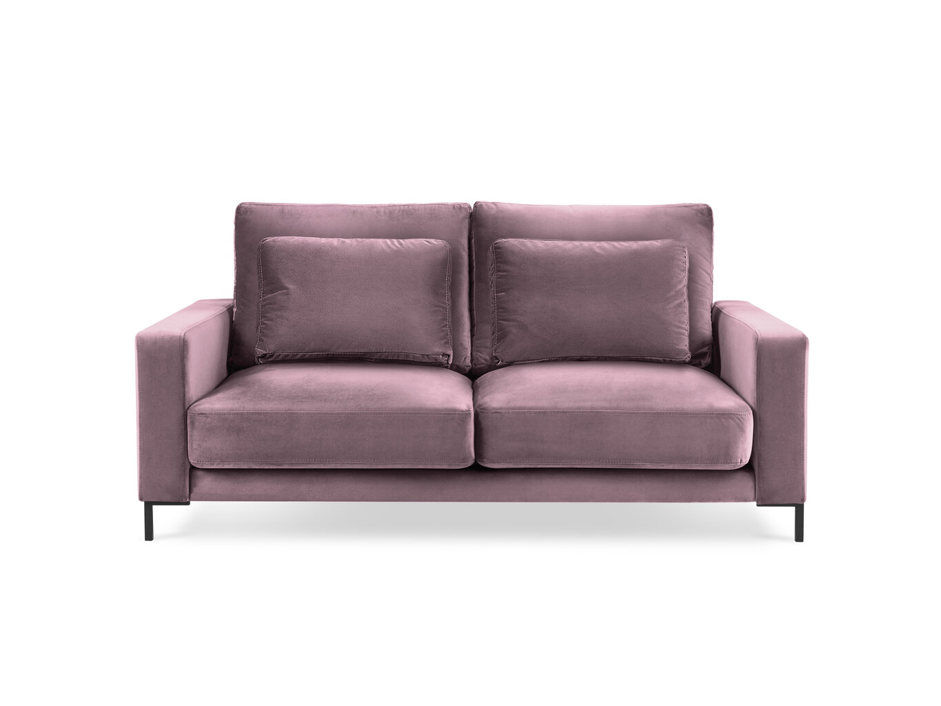 Divvietīgs samta dīvāns Interieurs86 Seine, rozā цена и информация | Dīvāni | 220.lv