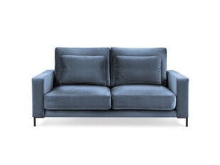 Divvietīgs samta dīvāns Interieurs86 Seine, gaiši zils цена и информация | Диваны | 220.lv