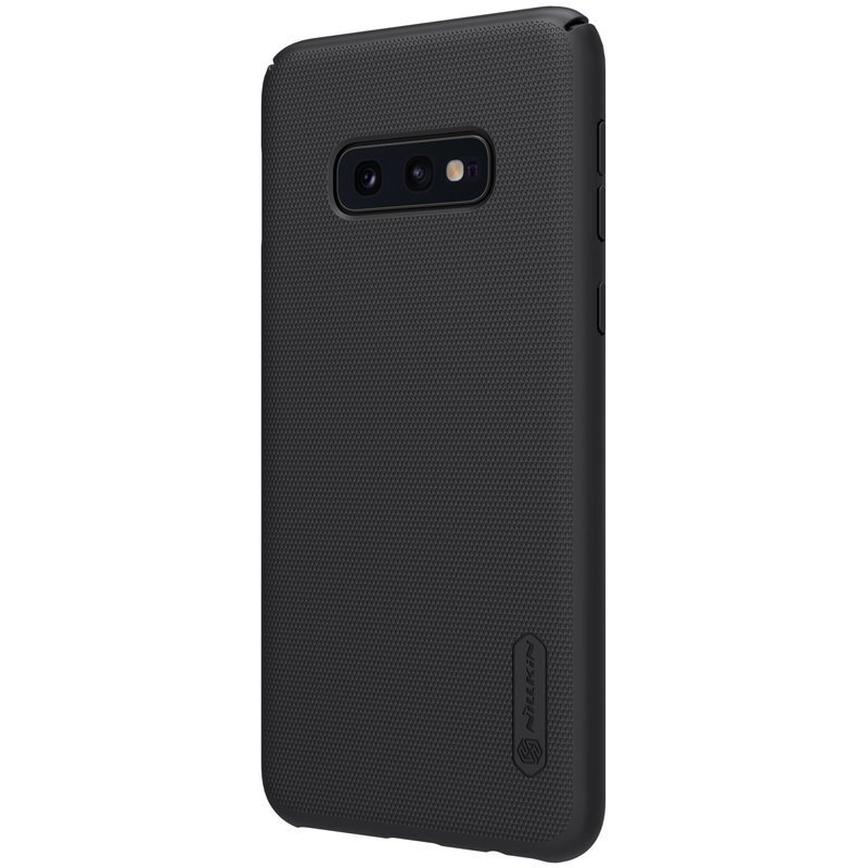 Nillkin Super Frosted Shield Case + kickstand for Samsung Galaxy S10e black cena un informācija | Telefonu vāciņi, maciņi | 220.lv