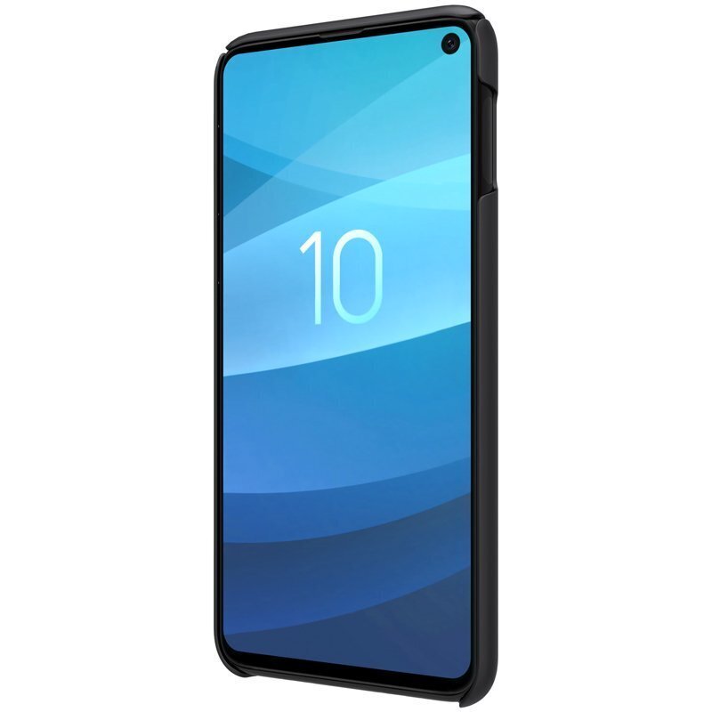 Nillkin Super Frosted Shield Case + kickstand for Samsung Galaxy S10e black cena un informācija | Telefonu vāciņi, maciņi | 220.lv